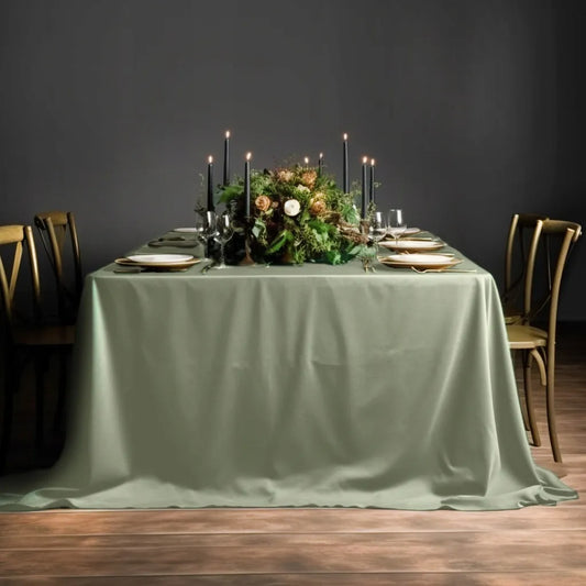 Obrus klasyczny, oliwkowa zieleń / szałwia